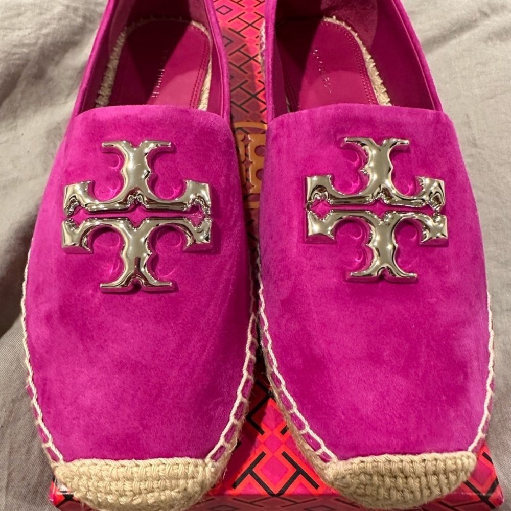 Pink Tory Burch shoes